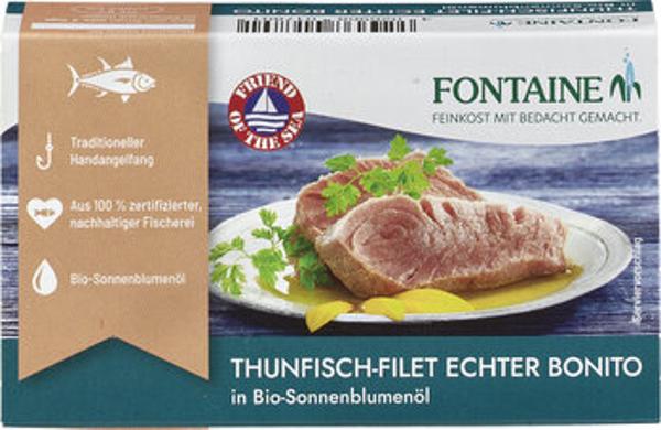 Produktfoto zu Thunfisch-Bonito in Sonnenblumenöl, 120 g