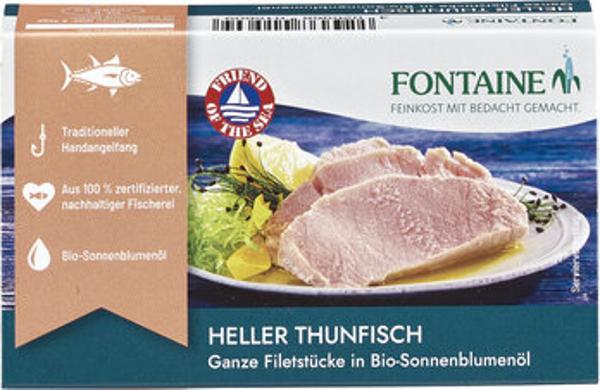 Produktfoto zu Thunfisch hell in Sonnenblumenöl, 120 g