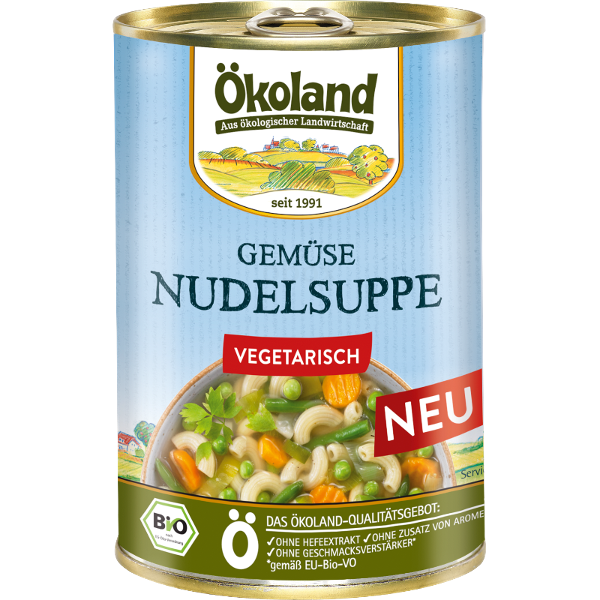 Produktfoto zu Gemüse-Nudelsuppe, 400 g