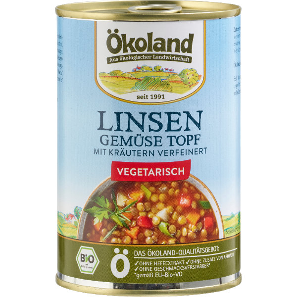 Produktfoto zu Linsen Gemüse Topf, 400 g