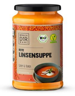 Rote Linsensuppe Curry Kokos, 380 ml