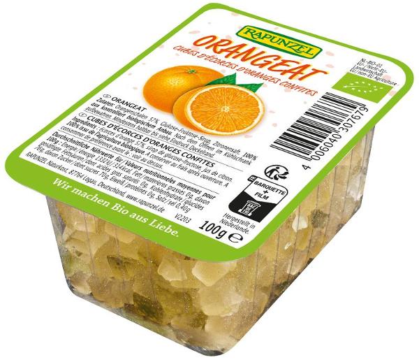 Produktfoto zu Orangeat gewürfelt, 100 g