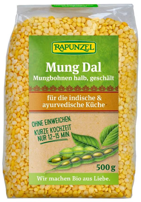 Produktfoto zu Mung Dal Mungbohnen halb, geschält, 500 g