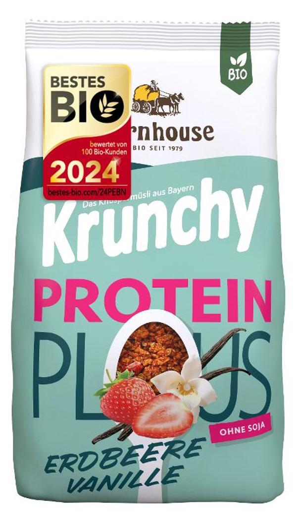 Produktfoto zu Krunchy Protein Plus Erdbeere Vanille, 325 g