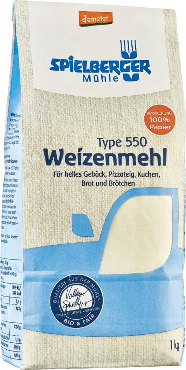Produktfoto zu Weizenmehl Type 550, 1 kg