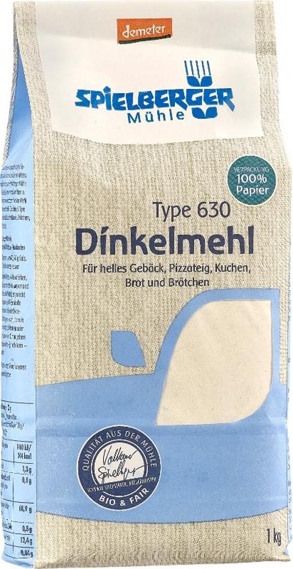 Produktfoto zu Dinkelmehl Type 630, 1 kg