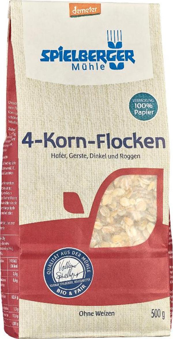 Produktfoto zu 4-Korn-Flocken, 500 g