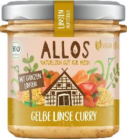 Linsenaufstrich Gelbe Linse-Curry, 140 g