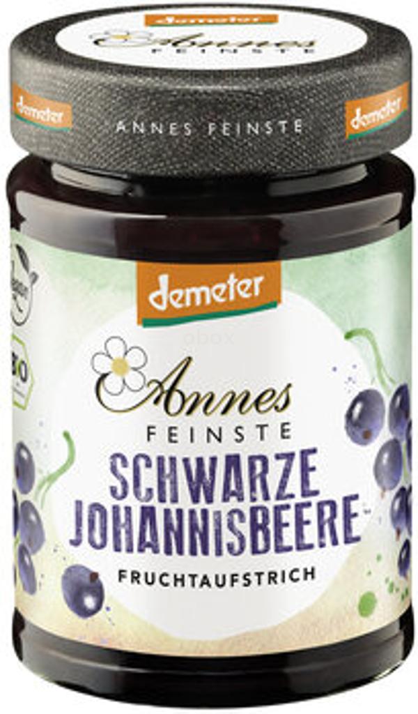 Produktfoto zu schwarze Johannisbeere Fruchtaufstrich fein Demeter, 200 g