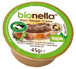 bionella Nussnougat-Creme vegan, 45 g