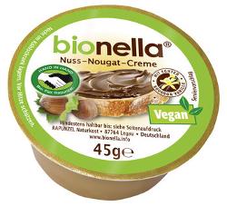 bionella Nussnougat-Creme vegan, 45 g