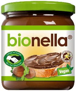 bionella Nussnougat-Creme vegan, 400 g