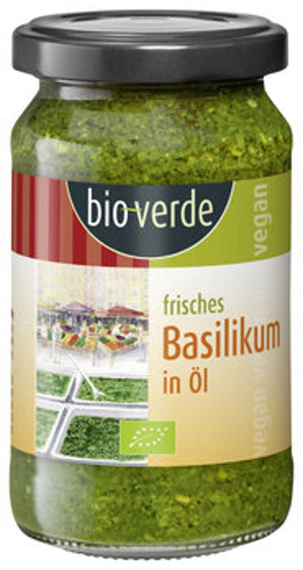 Produktfoto zu Basilikum frisch in Öl, 165 g