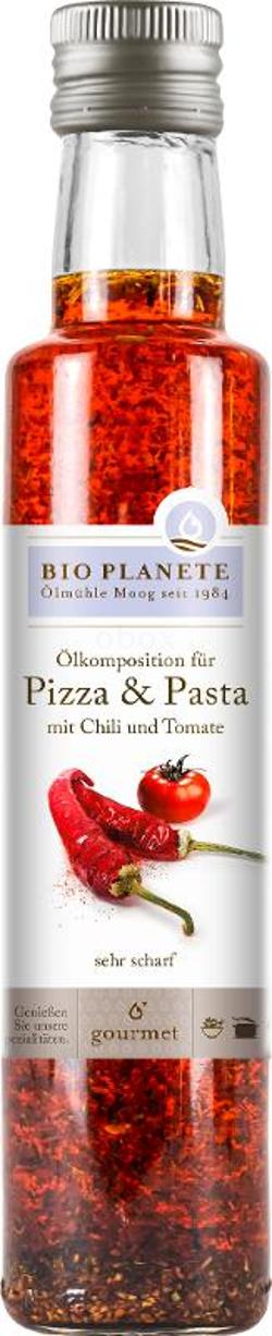 Öl mit Chili und Tomate für Pizza und Pasta, 250 ml