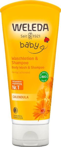 Calendula Waschlotion und Shampoo, 200 ml