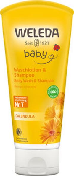 Calendula Waschlotion und Shampoo, 200 ml