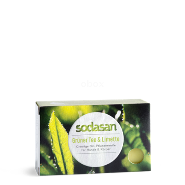 Produktfoto zu Grüner Tee & Limette, Stückseife