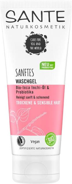 Sanftes Waschgel Inca Inchi-Öl & Probiotika, 100 ml