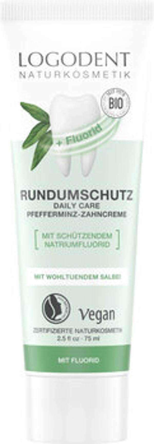 Produktfoto zu Rundumschutz Pfefferminz-Zahncreme, 75 ml