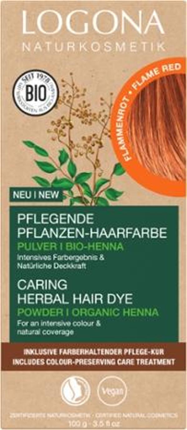 Produktfoto zu Pflegende Pflanzen-Haarfarbe Pulver Flammenrot