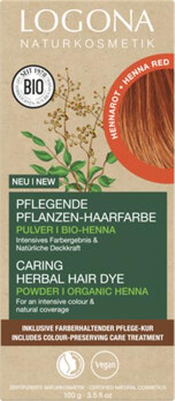 Pflegende Pflanzen-Haarfarbe Pulver Hennarot