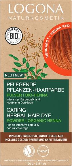 Pflegende Pflanzen-Haarfarbe Pulver Hennarot