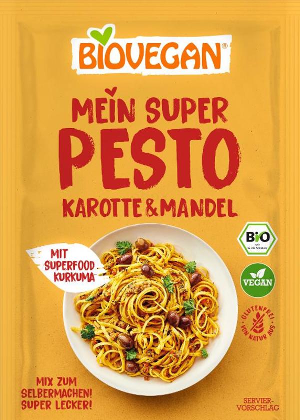 Produktfoto zu Mein Super Pesto Karotte & Mandel, 20 g - 50% reduziert, da MHD 04.2024