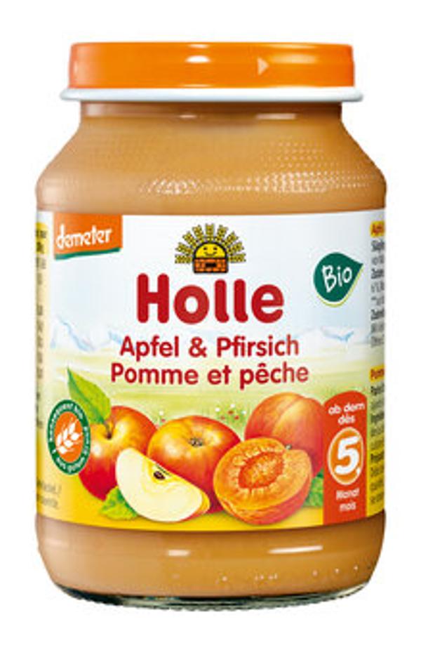 Produktfoto zu Gläschen Apfel & Pfirsich, 190 g