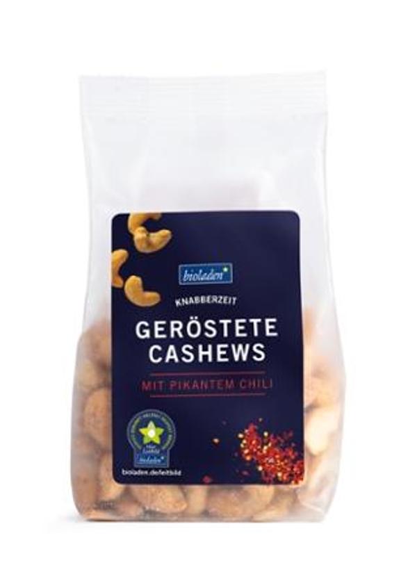 Produktfoto zu geröstete Cashews mit pikantem Chili, 150 g
