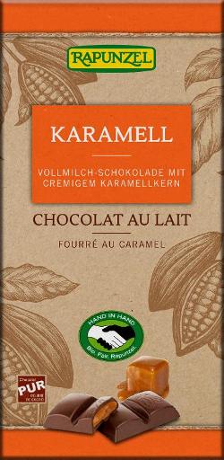 Vollmilch Schokolade mit Karamell, 100 g
