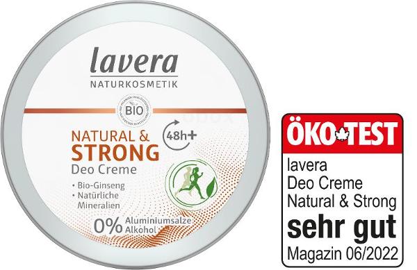 Produktfoto zu Deo Creme natural & strong, 50 ml - 15% reduziert, da MHD 09.2024