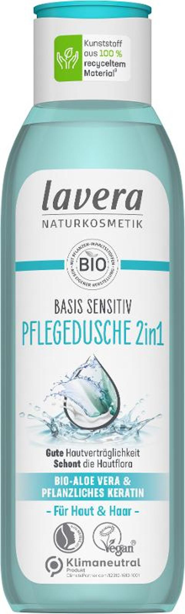 Produktfoto zu Basis sensitiv Pflegedusche 2in1, 250 ml - 25% reduziert, da MHD 05.2024