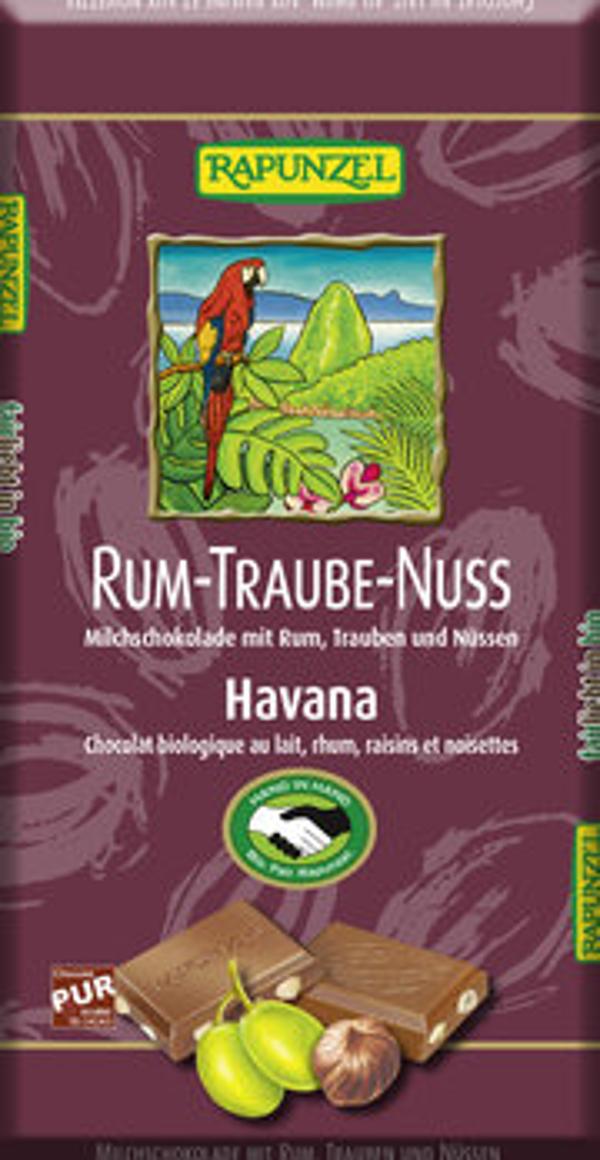 Produktfoto zu Rum-Traube-Nuss Schokolade, 100 g