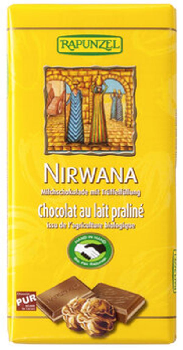 Produktfoto zu Nirwana Milchschokolade mit Praliné-Füllung, 100 g