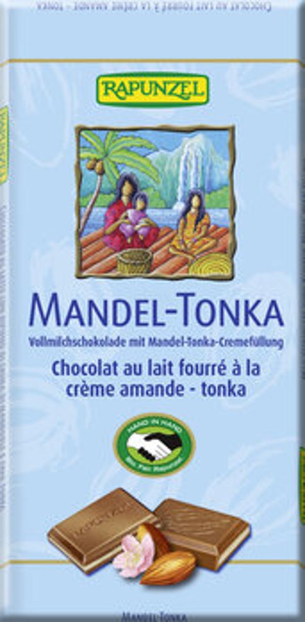 Produktfoto zu Vollmilch Schokolade Mandel-Tonka, 100 g