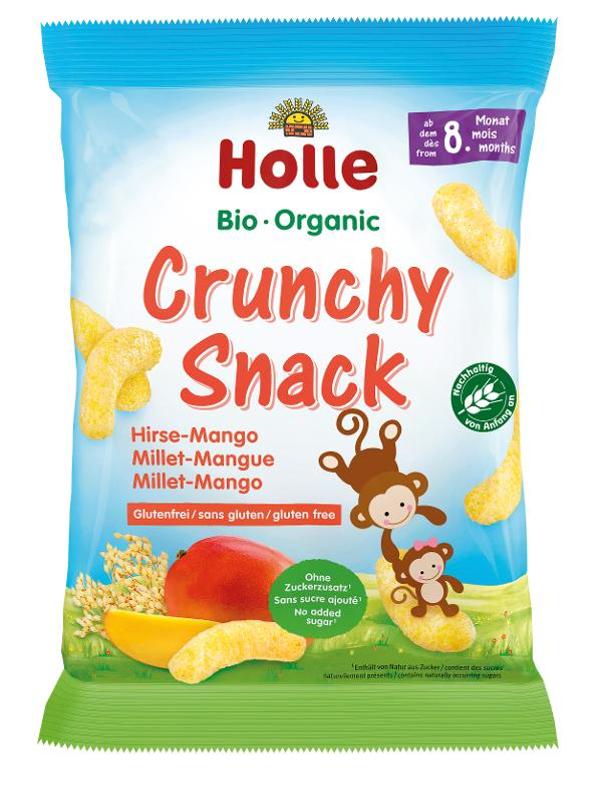 Produktfoto zu Crunchy Snack Hirse-Mango, 25 g