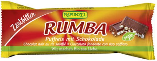 Produktfoto zu Rumba Puffreisriegel Zartbitter, 50 g
