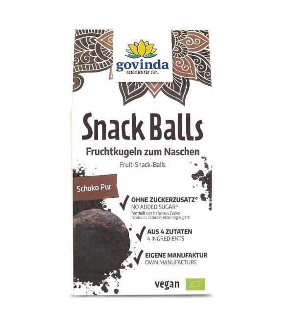 Produktfoto zu Snack Balls Schoko Pur, 100 g