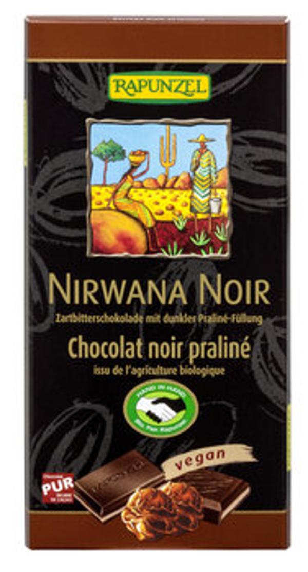 Produktfoto zu Nirwana Noir Schokolade mit dunkler Praliné-Füllung, 100 g
