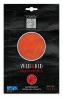 YOUKON Wild & Red Salmon kalt geräuchert, geschnitten 75g Premium Wildfang