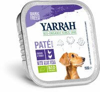Yarrah Bio Hund Schale Pastete getreidefrei Huhn & Truthahn