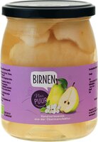 Birnen, halbe Frucht, m. Reissirup gesüßt