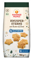 Bio Knuspersterne mit Butter und Zimt, gf