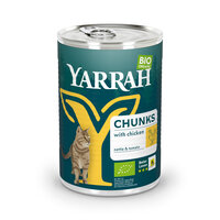 Yarrah Bio Katze Dose Bröckchen getreidefrei Huhn