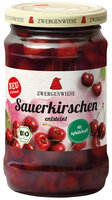 Sauerkirschen mit Apfeldicksaft, entsteint,