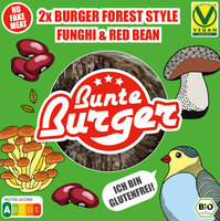 Burger Forest Style Funghi & Red Bean 2x90g - Bio-veganer Burger Bratling