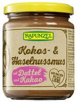 Kokos & Haselnussmus mit Dattel und Kakao