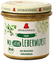 Wie grobe Leberwurst