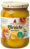 Pfirsiche mit Traubendicksaft