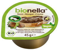 bionella Nussnougat-Creme vegan HIH